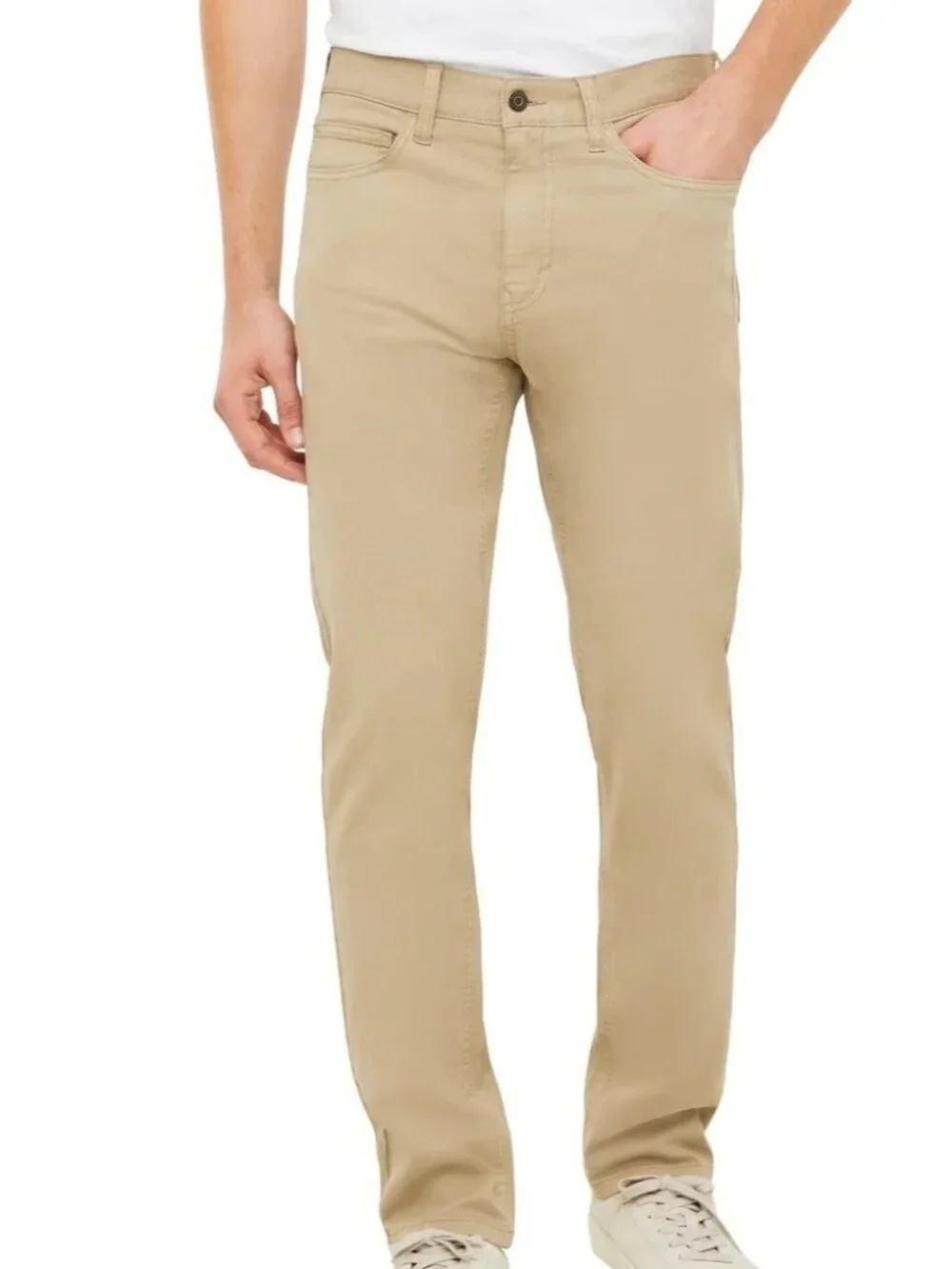 NWT Banana Republic Men's 30x29 Tan 5 Pocket Twill Pans Slim Fit